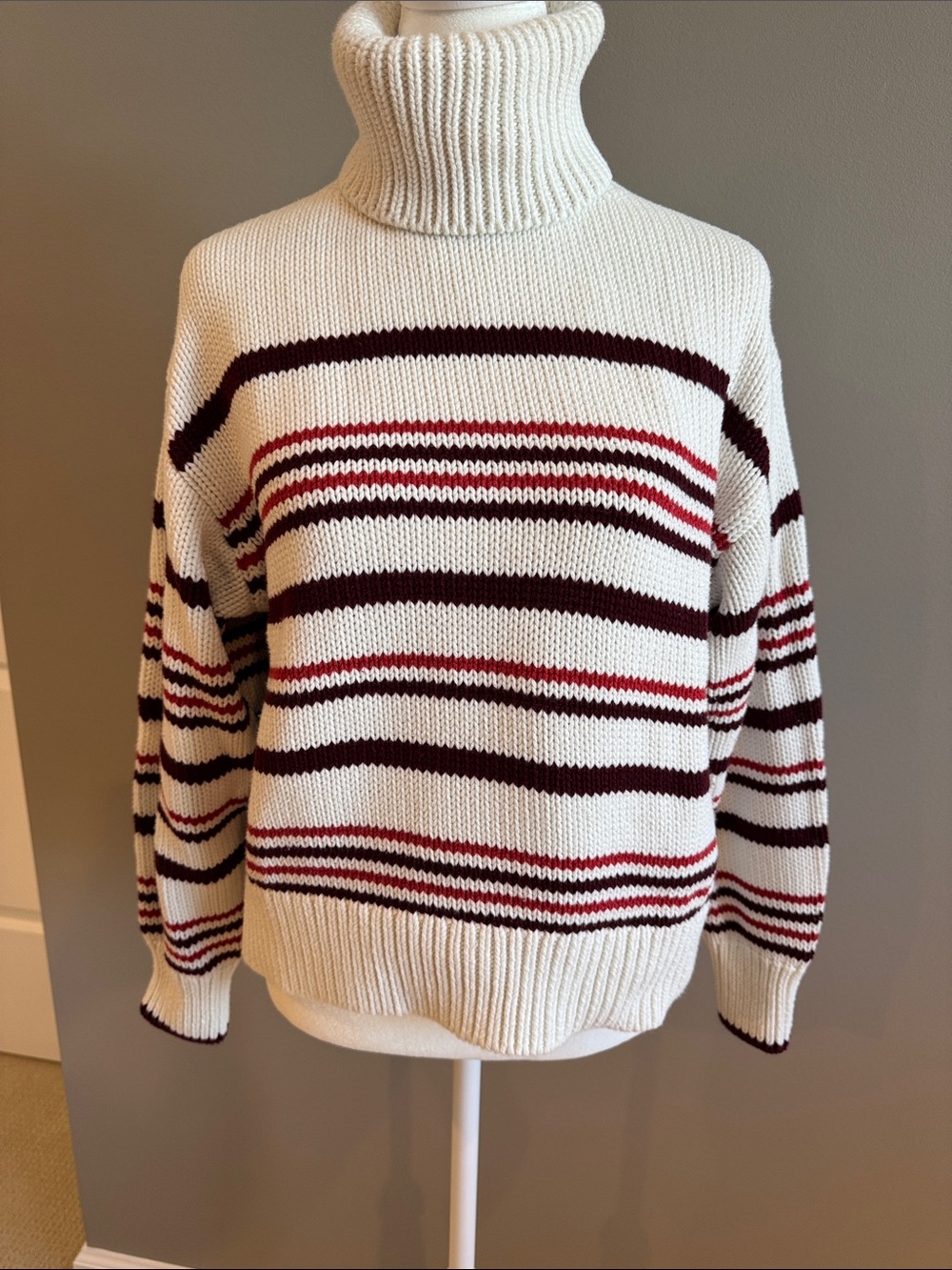 Madewell Cotton Turtleneck Sweater Medium